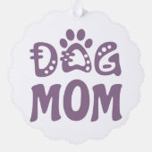 Dog mama ornament kaart (Achterkant)