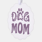 Dog mama ornament kaart (Links)