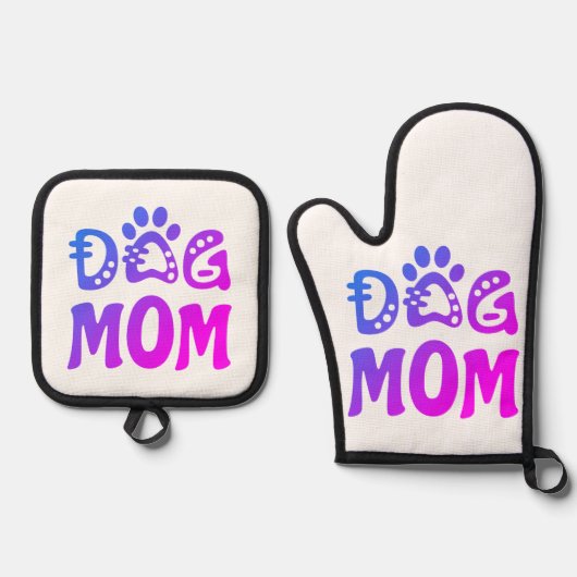 Dog mama ovenwant & pannenlap set (Voorkant)