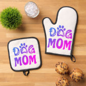Dog mama ovenwant & pannenlap set (Top down)