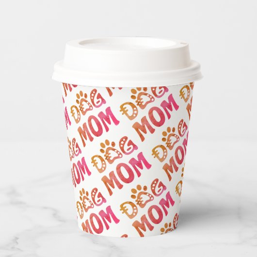 Dog mama papieren bekers (Voorkant)