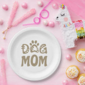 Dog mama papieren bordje (Feest)