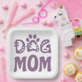 Dog mama papieren bordje (Feest)