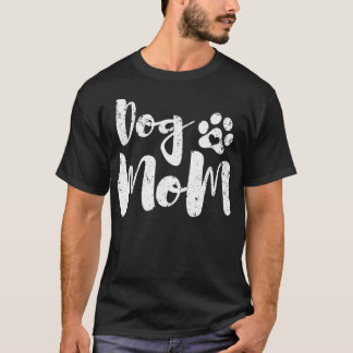 Dog Mama Paw Gift vers T-shirt
