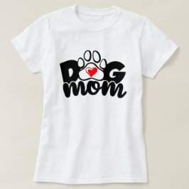 Dog mama Paw Heart T-Shirt