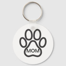 Dog mama Paw Sleutelhangers