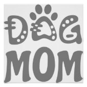 Dog mama perfect poster (Voorkant)