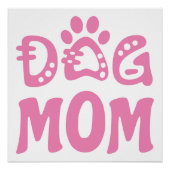 Dog mama perfect poster (Voorkant)