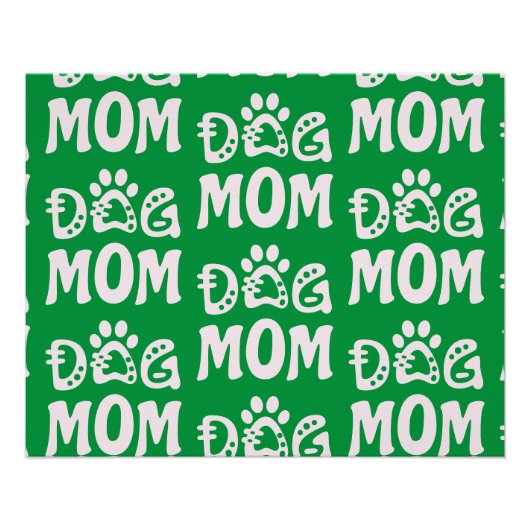 Dog mama perfect poster (Voorkant)