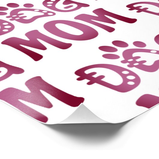 Dog mama perfect poster (Hoek)