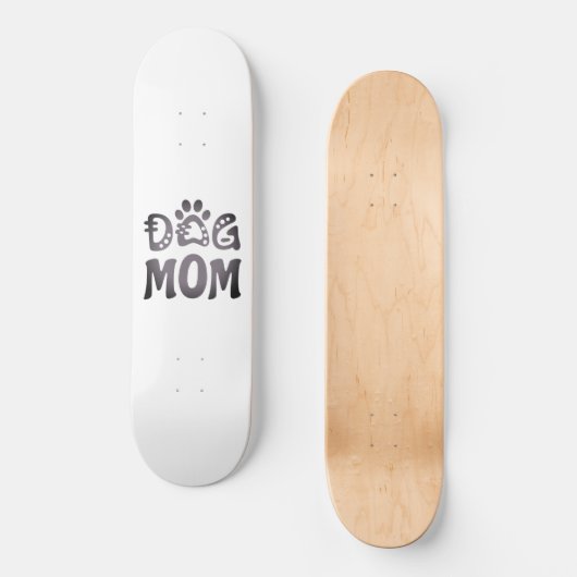 Dog mama persoonlijk skateboard (Voorkant)