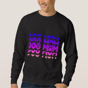 Dog mama Pet Cute Paw voor mama of oma afdrukken Trui