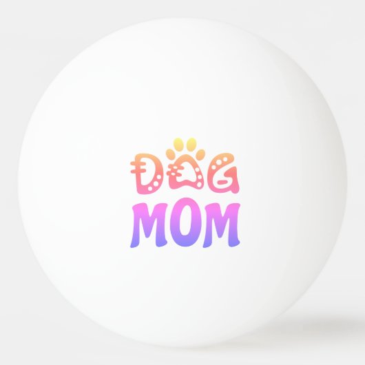 Dog mama pingpongbal (Voorkant)