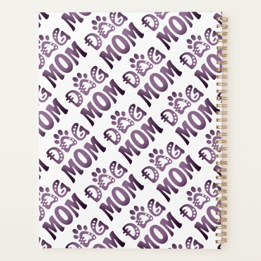 Dog mama planner (Achterkant)