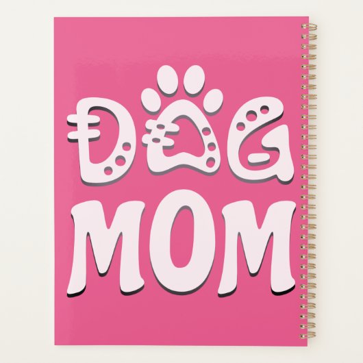 Dog mama planner (Achterkant)