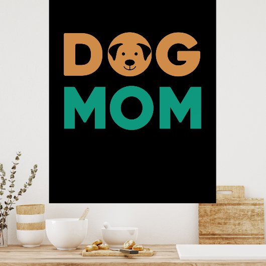 Dog mama poster (Keuken)