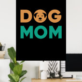 Dog mama poster (Thuiskantoor)