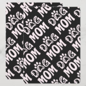 Dog mama programmakaart (Voorkant / Achterkant)