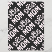 Dog mama programmakaart (Achterkant)