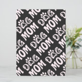 Dog mama programmakaart (Staand voorkant)
