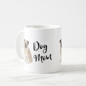 Dog Mama Pug Koffiemok (Voorkant links)