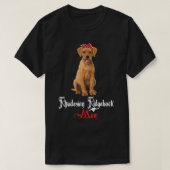 Dog Mama Puppy Ma Rhodesian Ridgeback Premium T-shirt (Design voorkant)