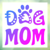 Dog mama raamsticker (Vel 3)