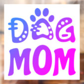 Dog mama raamsticker (Vel 2)
