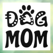 Dog mama raamsticker (Vel 3)