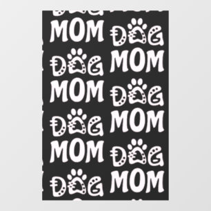 Dog mama raamsticker