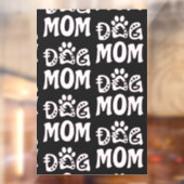 Dog mama raamsticker (Vel 2)