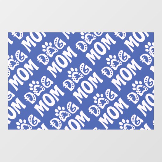 Dog mama raamsticker (Vel)