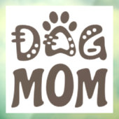 Dog mama raamsticker (Vel 3)