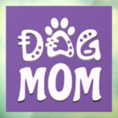 Dog mama raamsticker (Vel 3)