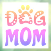 Dog mama raamsticker (Vel 3)