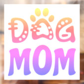 Dog mama raamsticker (Vel 2)