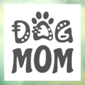 Dog mama raamsticker (Vel 3)