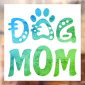 Dog mama raamsticker (Vel 2)