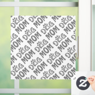 Dog mama raamsticker