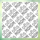 Dog mama raamsticker (Vel 3)