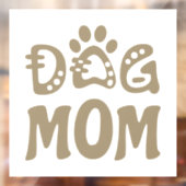 Dog mama raamsticker (Vel 2)