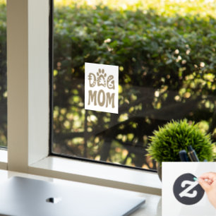 Dog mama raamsticker