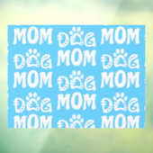 Dog mama raamsticker (Vel 3)