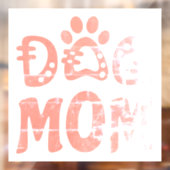 Dog mama raamsticker (Vel 2)