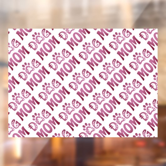 Dog mama raamsticker (Vel 2)