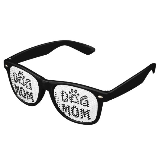 Dog mama retro zonnebril (Gekanteld)