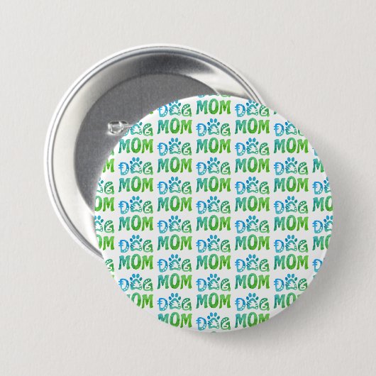 Dog mama ronde button 7,6 cm (Voorkant /achterkant)