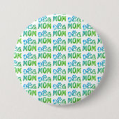 Dog mama ronde button 7,6 cm (Voorkant)