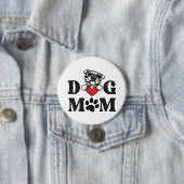 Dog mama ronde button 7,6 cm (In situ)