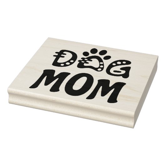 Dog mama rubberstempel (Stempel)